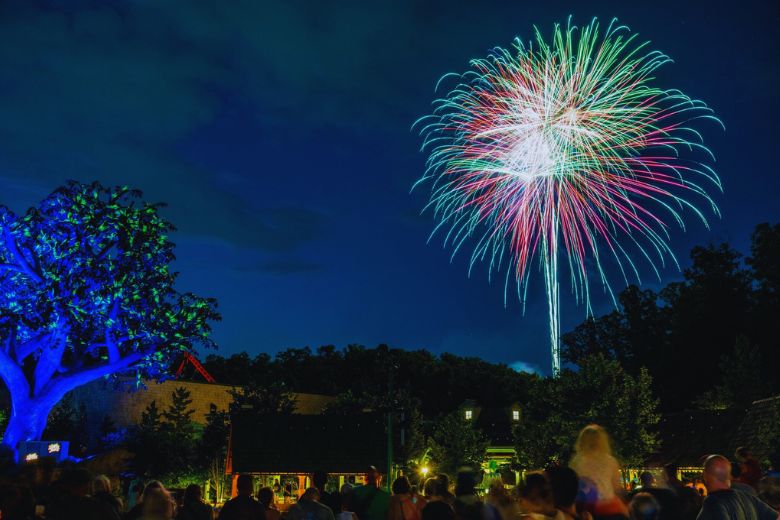 Fireworks at Dollywood - The Best Viewing Spots in the Park